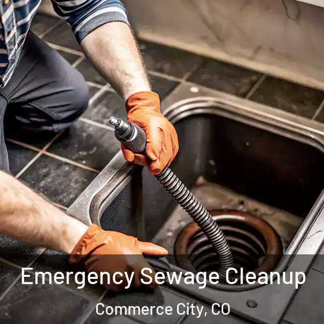  Emergency Sewage Cleanup Commerce City, CO