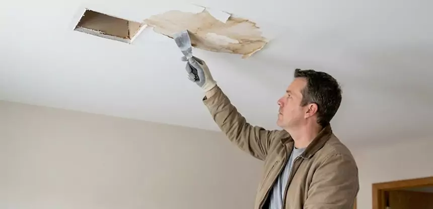 Dry Ceiling After Water Leak in Commerce City