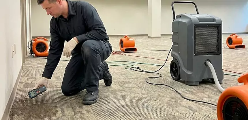 Drying Carpet Padding After Flood in Commerce City