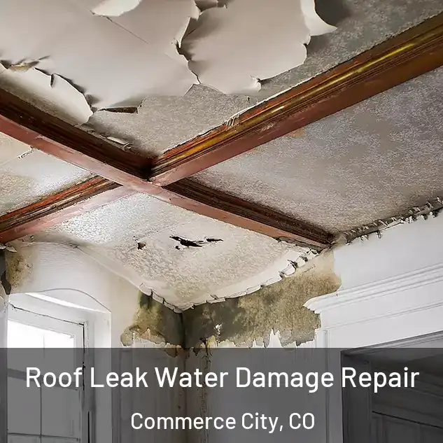  Roof Leak Water Damage Repair Commerce City, CO