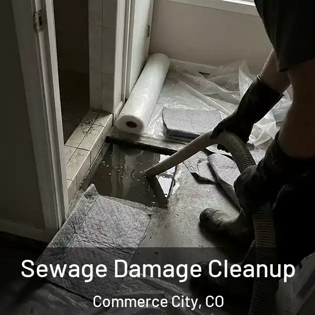  Sewage Damage Cleanup Commerce City, CO